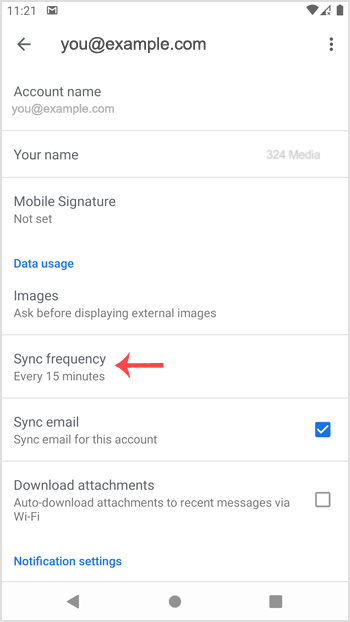 set-sync-android-cpanel-email-config.gif